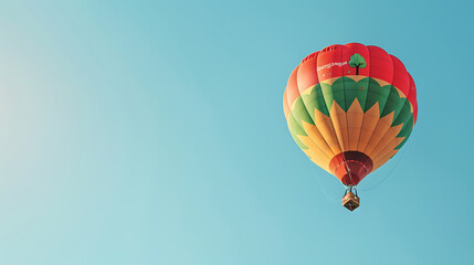 Hot air balloon, a tour to admire nature above ground at height