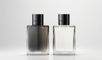 Masculine-inspired perfume bottle mockup