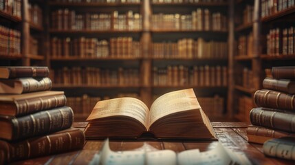 Poster - The Open Book in Library