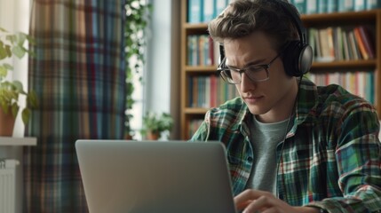 Sticker - The student with laptop