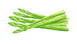 © Goodwave Studio - Simple and modern 2d vector carrot graphic design of illustration of asparagus spears in stencil print style on white background