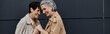 © Bliss - Two mature, beautiful women walking side by side.