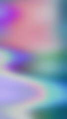 Wall Mural - Looped animated abstract background of a fluid texture of colorful gradient waves in vertical composition format