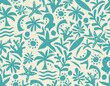 © MSNTY_STUDIOX - Trendy seamless pattern abstract Summer tropical  shapes inspired by matisse Vector illustration