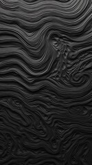 Poster - solid black background with wave