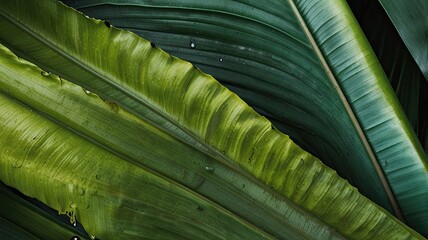 Wall Mural - close up of leaf