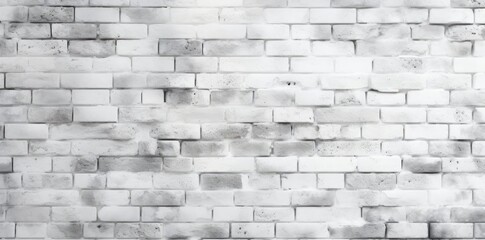 Canvas Print - brick texture white brick wall as a background