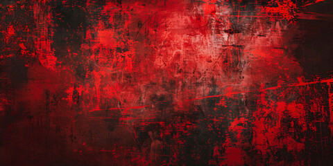 Abstract red and black grunge texture background