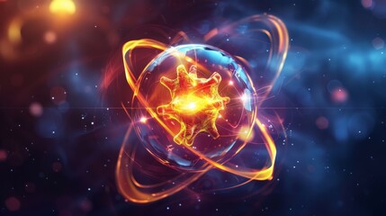 Poster - The concept of atomic orbitals helps explain the shapes and orientations of the regions where electrons are most likely to be found.