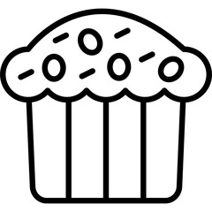 Sticker - Muffin Icon