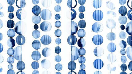 abstract  watercolor background with blue bubbles Generative AI