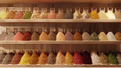 variety of spices food