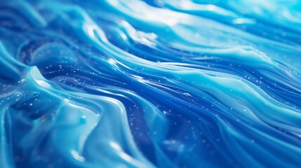 Fototapete - Abstract Blue Liquid Swirls