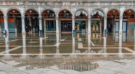 venice city reflection