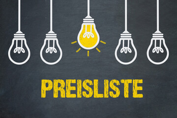 Poster - Preisliste	