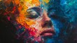Generate an artistic representation of humanity's diverse expressions
