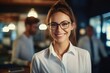 © kues1 - coffee shop clerk portrait concept
