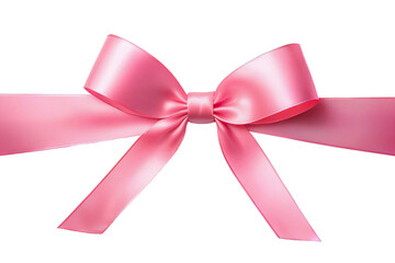 Wall Mural - ribbon bows on a transparent background