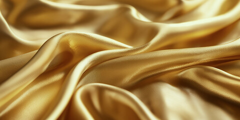 Wall Mural - Elegant gold fabric background, luxury wallpaper