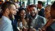 © Mihai Zaharia - Diverse Group of Professionals at a Networking Event