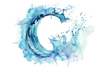 Wall Mural - A picture of an ocean wave, suitable for use in travel or outdoor-themed projects
