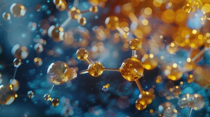 Aufkleber - A cluster of soap bubbles captured in a detailed shot