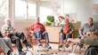 © DMegias - Elderly people doing pedal exercises at rehabilitation center