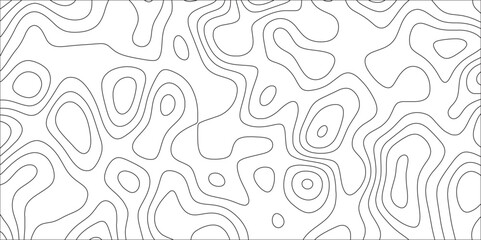 Leinwandbilder - Topographic elevation assignments map background geographic line. Geographical map shades with wavy pattern. Contour line light topographic curvy wave mountain reef. 