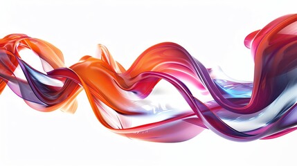 Poster - Abstract fluid wave in vibrant colors, showcasing dynamic movement and energy, perfect for backgrounds, presentations, or contemporary design projects.