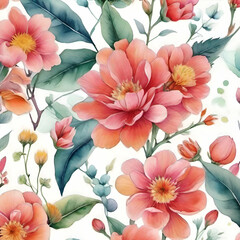 Wall Mural - Flower background 