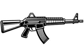 Machine gun illustration