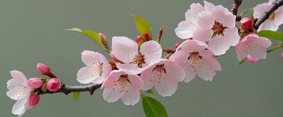 Sticker - Cherry blossom blooming