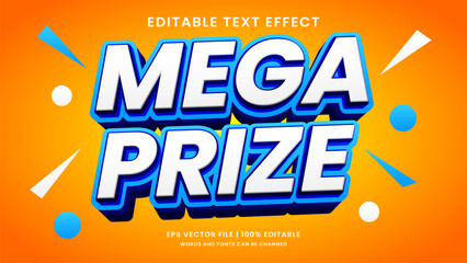 mega sale prize 3d editable text effect