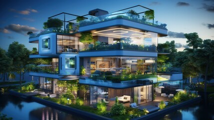 Green building with smart energy management systems  