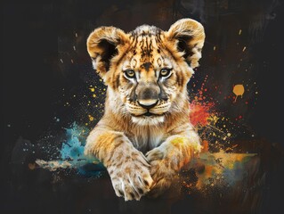 Wall Mural - portrait of a tiger