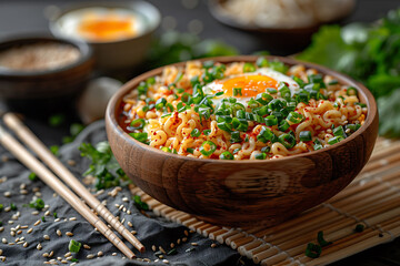 Wall Mural - rice with vegetables and rice