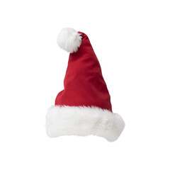 Poster - Red Christmas Santa's hat isolated on white background