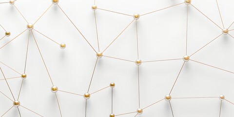 Fototapete - white wall with a bunch of pins on it