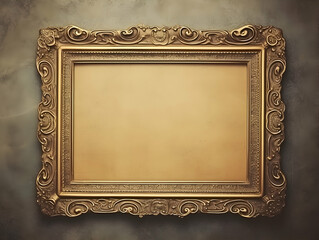 Photo Frame design, Vintage and antique picture frame, Photo frame album mockup, photo frame on wall