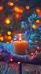 Canvas Print - christmas candles