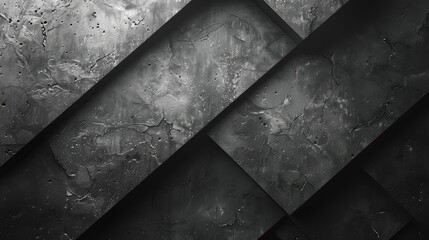 Poster - Simplicity in Monochrome: Abstract Black and White Minimal Background