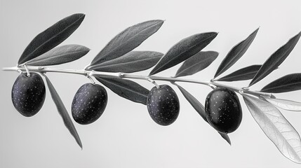 Wall Mural - black branch