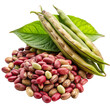 © Mehdi - closeup photo of cluster beans on a transparent background
