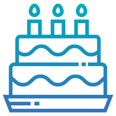 Sticker - Birthday Cake Icon