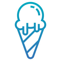 Canvas Print - Ice Cream Icon