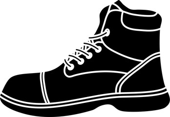 work boots vector illustration