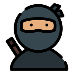 Sticker - ninja icon