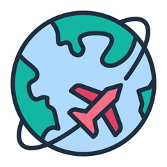 Sticker - Travel Icon