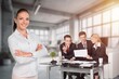 © BillionPhotos.com - Happy business woman at meeting in office