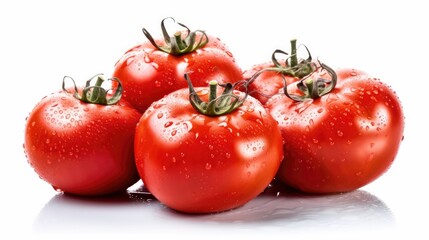 Wall Mural - Tomato Isolated on white background